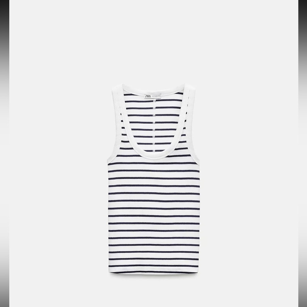 A pair of Zara ribbed Tank Top